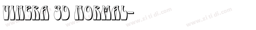 Vinera 3D Normal字体转换